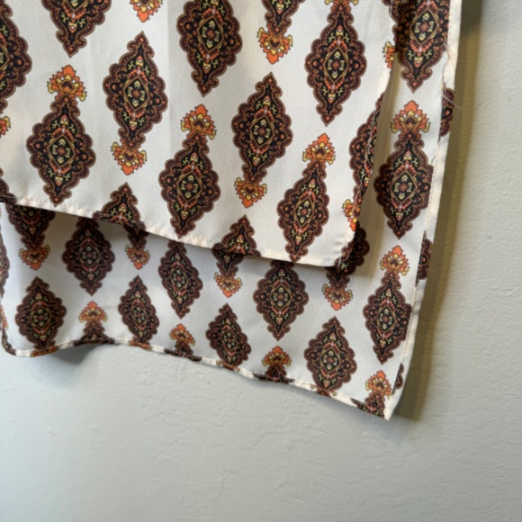 ZARA | NWT Retro Floral Pattern Lightweight Oversized Mod Tunic Blouse - Picture 11 of 17